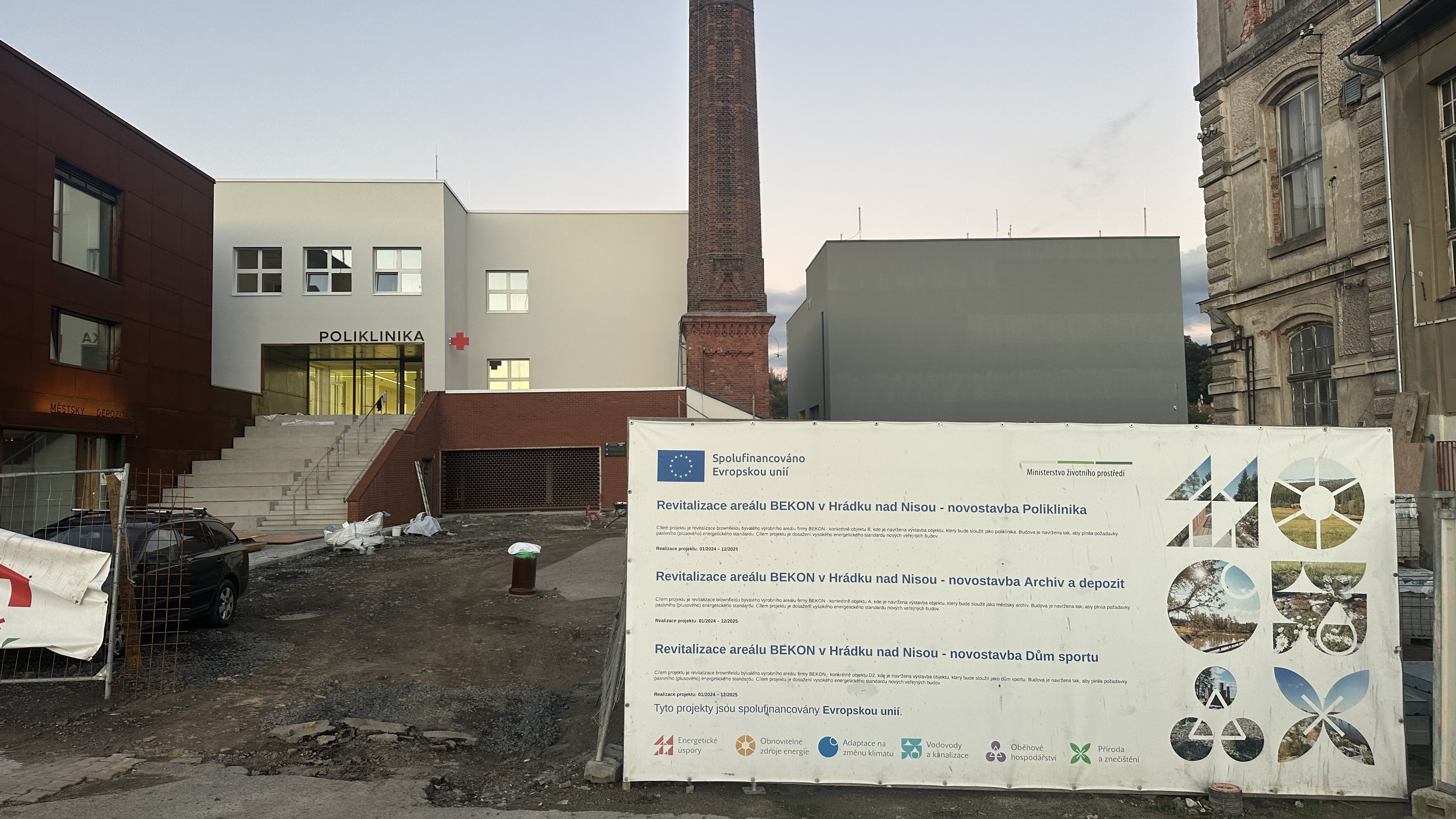 Postavební úklid Polikliniky Hrádek nad Nisou